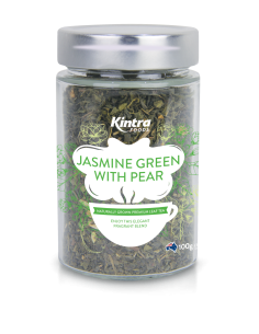 Kintra Té de hojas sueltas jazmín verde pera 100 g x 1
