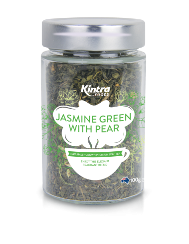Kintra Loose Leaf Thé Jasmine Green Pear 100g x 1