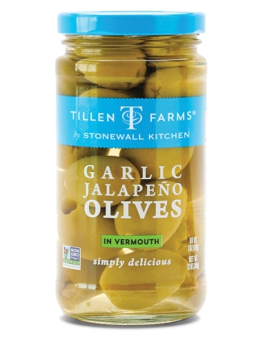 Tillen Farms Garlic Jalapeno Olives 340g x 1