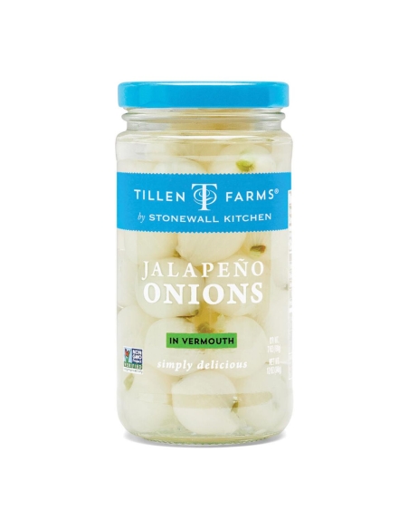 Tillen Farms Jalapeno-Zwiebeln in Wermut, 340 g x 1