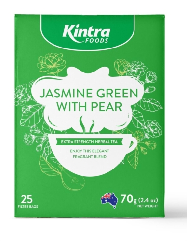 Kintra Tea Bag Jasmine Green Pear 25 Pack 65g x 1