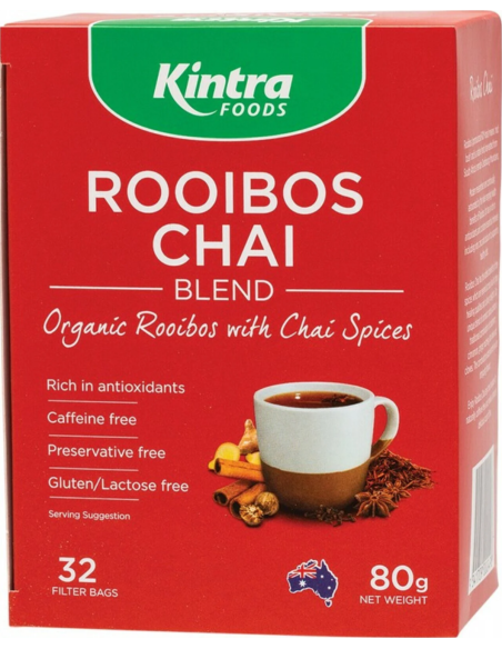 Kintra Theezak Rooibos Chai 25 Pack 80G X 1
