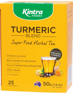 Kintra Bossa de te de cúrcuma 25 pack 50g x 1