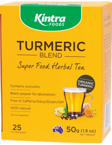 Kintra Bossa de te de cúrcuma 25 pack 50g x 1