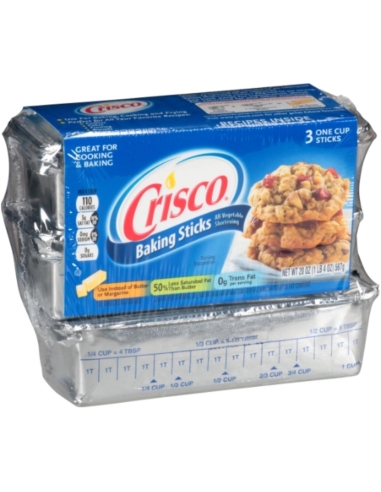 Crisco Vegetable Shortening 3 Stick Pack 567g x 1