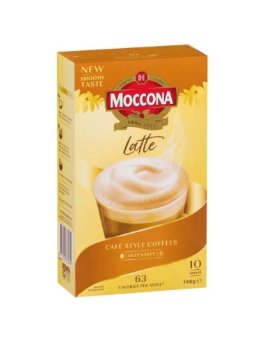 Moccona Latte Coffee Sachets 10 Pack x 1