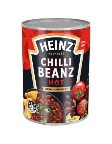 Heinz Hot Chilli Beans 420g x 24