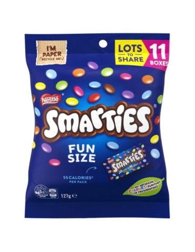 Nestle Smarties Funpack Bag 127g x 10