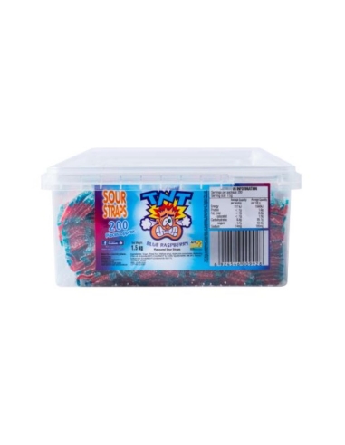 Tnt Sour Straps Blue Raspberry 1.5kg x 1