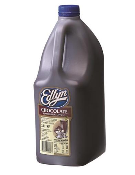 Edlyn チョコレートトッピング 3ltr x 1