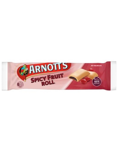 Arnotts Biscuits Spicy Fruit Roll 250g x 15