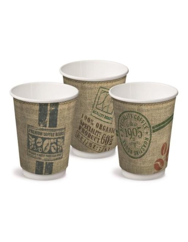 Cast Away Cups Double Wall Paper Hot Pack 25 355ml x 1