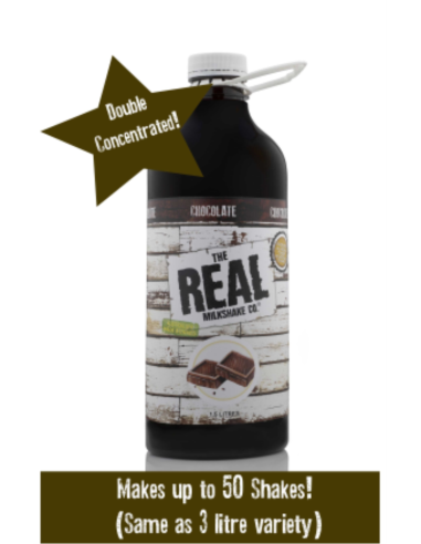 The Real Milk Shake Company Topping Chocolate Milkshake 1.5ltr x 1