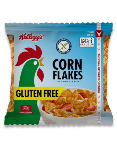Kelloggs Cornflakes Sachets Gluten Free 30gr x 30