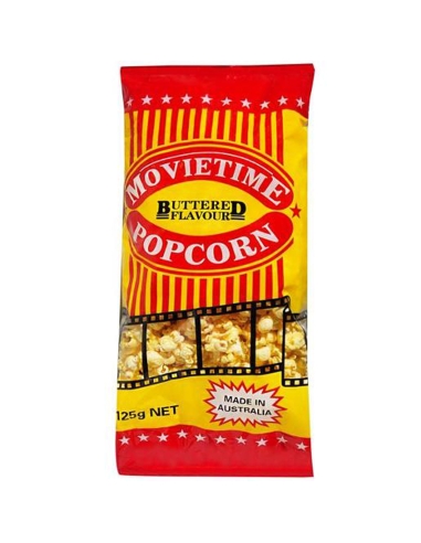 Movietime Buttered Popcorn 125gm x 12