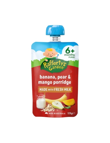 Rafferty Banana Pear & Mango Porridge 120g x 1