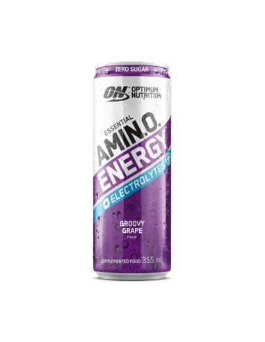 Optimum Nutrition Amino Energy + Electrolytes Sparkling Groovy Grape 355ml x 12