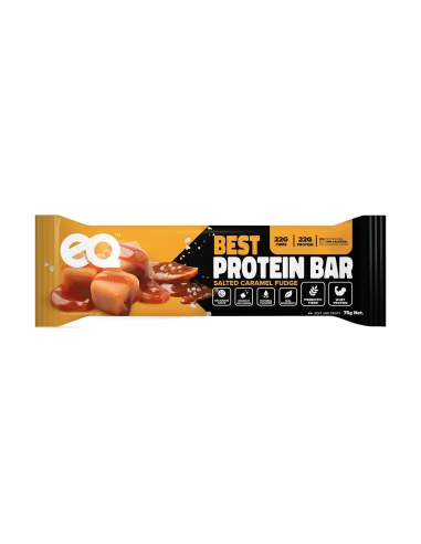 Eq Best Protein Bar Salted Caramel Fudge 75g x 12