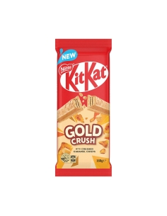 Nestle Kitkat Gold Crush With Crushed Caramel Crisps 160g...