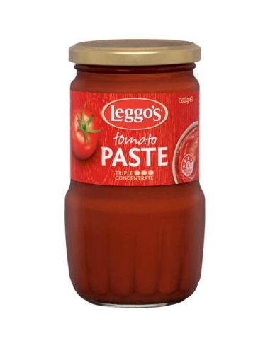 Leggos Glass Bottle Tomato Paste 500g x 1