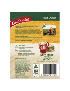 Kontinentale herzhafte Brathähnchen-Cup-a-Suppe, 2... 2