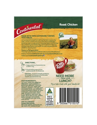 Continental Hearty Roast Chicken Cup-a-soup 2...