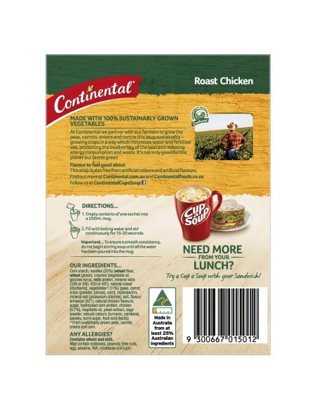 Continental Hearty Roast Chicken Cup-a-soup 2 Porcje 75g x 1