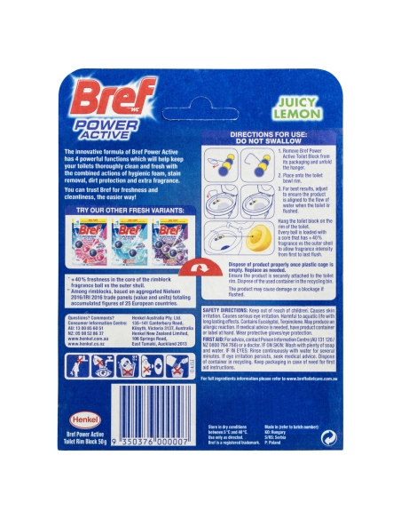 Bref Środek czyszczący do toalet Lemon 50g x 6