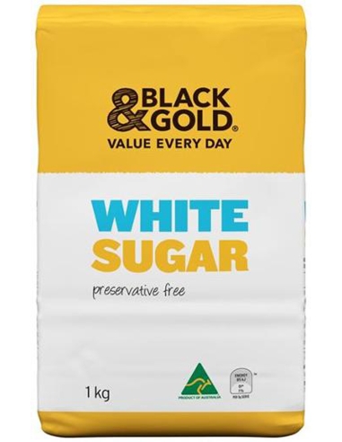 Black & Gold Sugar White 1kg x 6