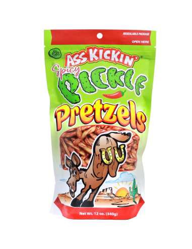 Ass Kickin Pretzels - Spicy Pickle 340g x 1