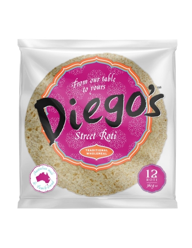 Diegos Street Roti Traditional 12 Pack x 12
