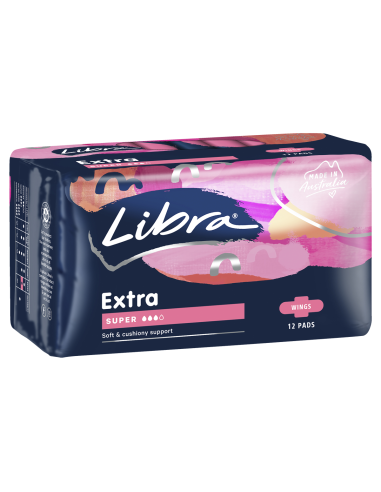 Libra Extra Super Pads 12 Pack x 1