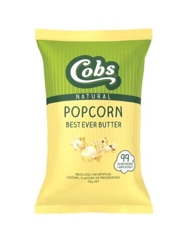 Cobs Best Ever Butter Popcorn 90g x 12