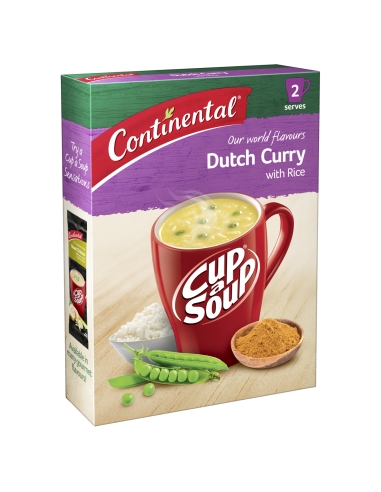 Continental Hearty Dutch Curry Cup-a-soup 2 Serves 2 Pack x 1