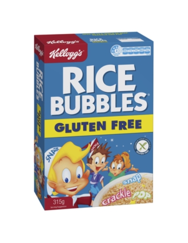 Kelloggs Rice Bubbles Gluten Free 315g x 1