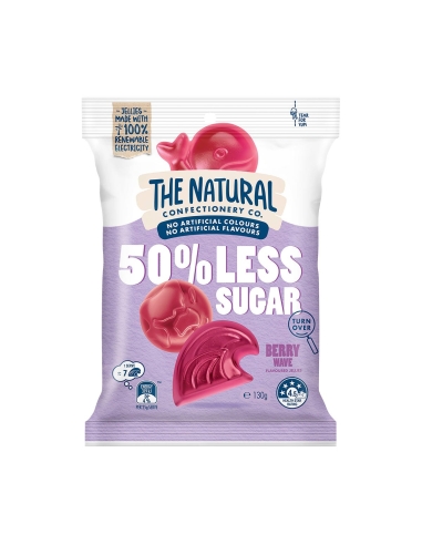 Natural Confectionery Co Low Sugar Berry Wave 130g x 24