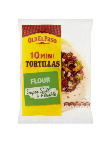 Old El Paso Mini Tortillas 250g x 9