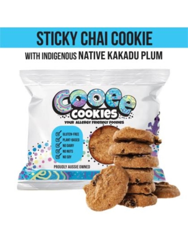 Cooee Cookies Cookies Portion Control Sticky Chai & Kakadu Plum 40g x 36