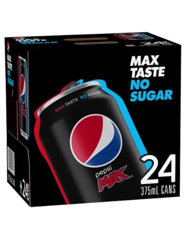 Pepsi Max Soft Drink 375m x 24