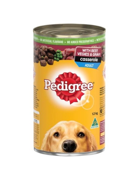 Pedigree Mięso wołowe Kasterole Żywność dla psów 1,2 kg x 1