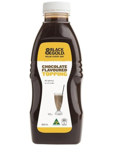 Black & Gold Toppings de xocolata 600ml x 1