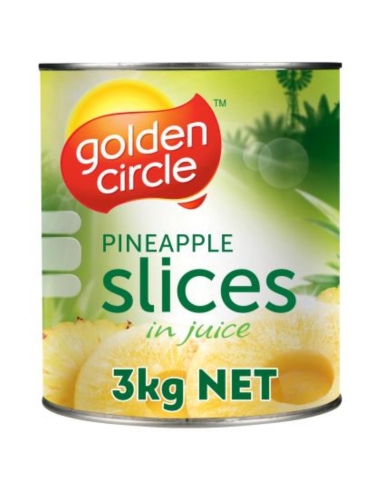 Golden Circle Pinya a rodanxes en suc de 3 kg x 1