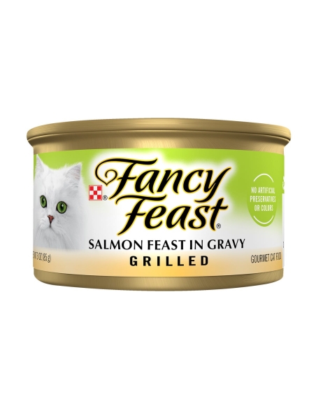Fancy Feast 肉汁三文鱼湿猫粮 85g x 1