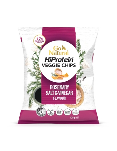 Go Natural HIPROTEIN VEGGIE xips ROSMARY SALT &...