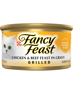 Fancy Feast Grilled Chicken & Beef In Gravy 85g x 1