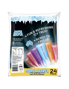 Zooper Dooper Acqua Ice No Zucchero Tubes 24 da 70ml x 6 2