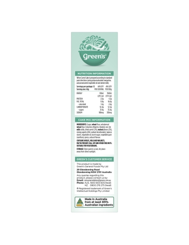 Greens Mélange de carottes traditionnelles 470g...