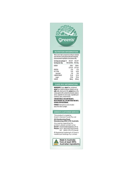 Greens Tradycyjna mieszanka marchew 470 g x 1