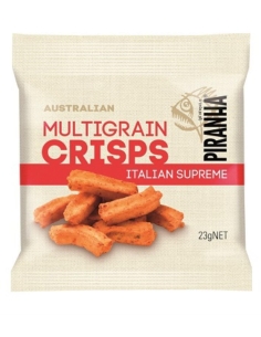 Piranha Chips Multigrain Crisps Italiano Supreme 23g x 100