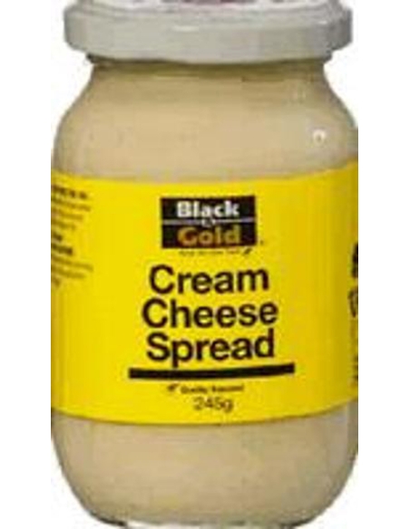 Black & Gold Cream Cheese Spread Jar 245gm x 1
